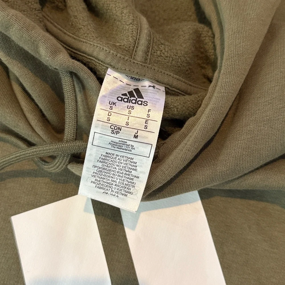 Adidas Men's Khaki Hoodie sz SM